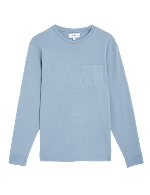 Pure Cotton Long Sleeve T-Shirt