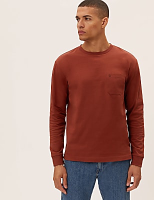 Pure Cotton Long Sleeve T-Shirt