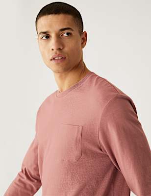Pure Cotton Long Sleeve T-Shirt