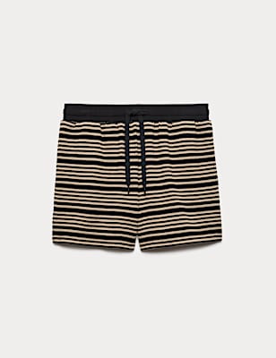 Cotton Rich Variegated Stripe Shorts