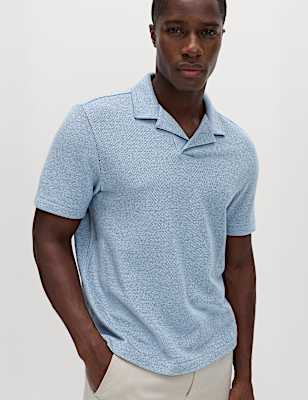 Relaxed Fit Pure Cotton Pique Polo Shirt