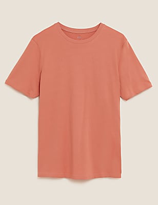 Pure Cotton Crew Neck T-Shirt