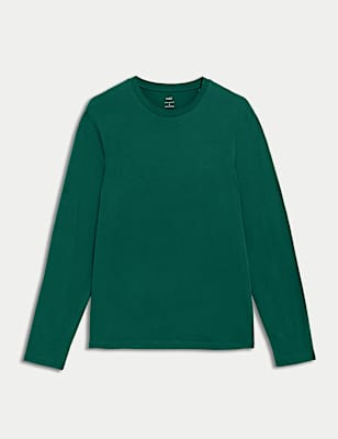 Pure Cotton Long Sleeve T-Shirt