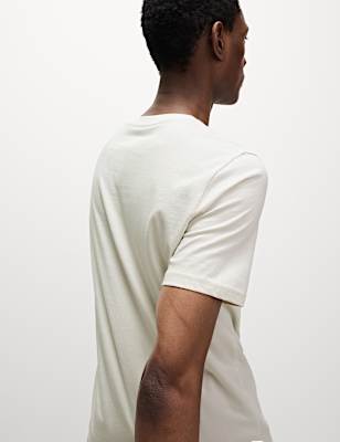 Regular Fit Pure Cotton Crew Neck T-Shirt