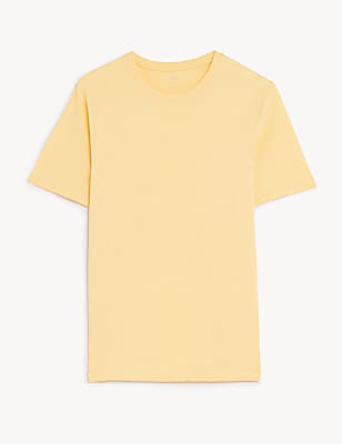 Regular Fit Pure Cotton Crew Neck T-Shirt
