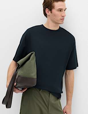 Relaxed Fit Cotton Rich Crew Neck T-Shirt