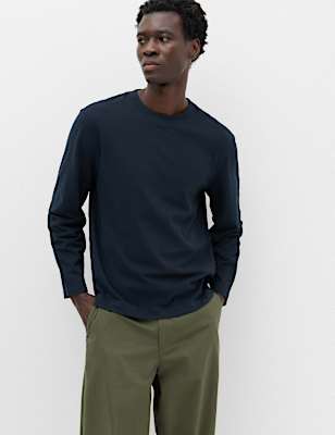 Pure Cotton Soft Touch Long Sleeve T-Shirt