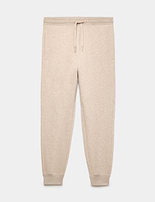 Cotton Rich Brushback Cuffed Joggers