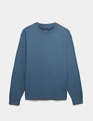 Ultimate Cotton Rich Crew Neck Sweatshirt