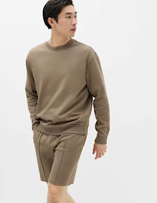 Ultimate Cotton Rich Crew Neck Sweatshirt