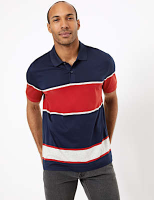 Cotton Striped Polo