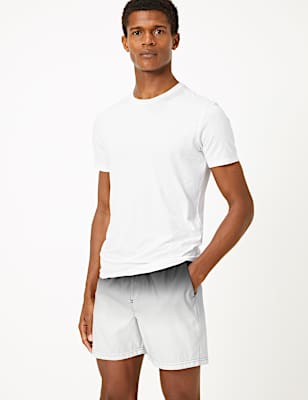 Quick Dry Dip Dye Print Swim Shorts