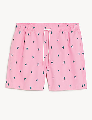 Quick Dry Embroidered Swim Shorts