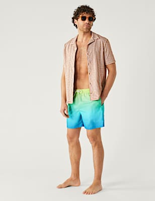 Quick Dry Ombre Swim Shorts