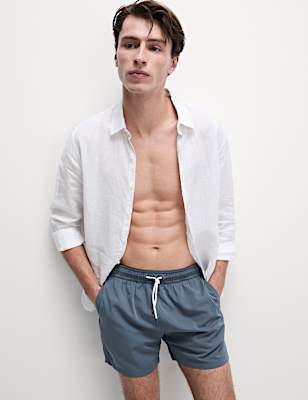 Quick Dry Plain Swim Shorts