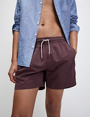 Quick Dry Plain Swim Shorts