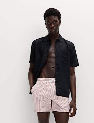 Seersucker Swim Shorts