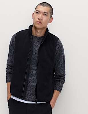 Micro Fleece Funnel Neck Gilet