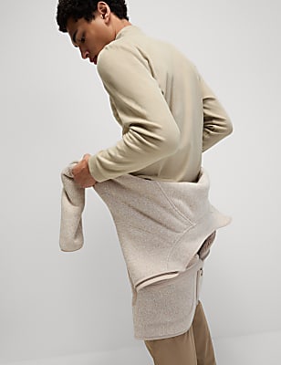 Fleece Funnel Neck Top