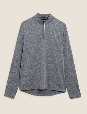 Half Zip Long Sleeve Top