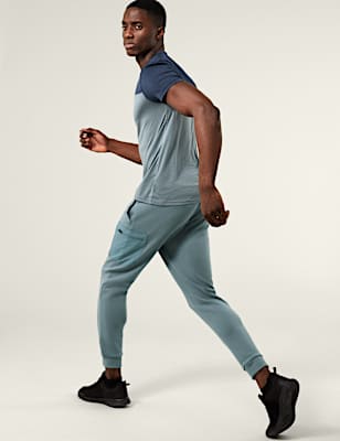 Cuffed Zip Pocket Sports Joggers