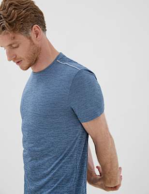 Slim Fit Ombre Training T-Shirt