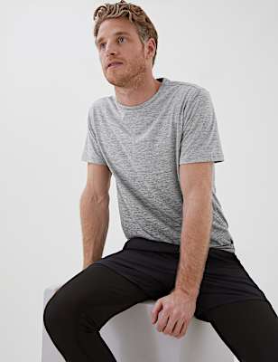 Slim Fit Ombre Training T-Shirt