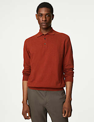 Cotton Rich Knitted Polo Shirt