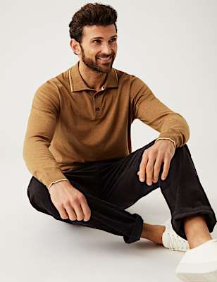 Cotton Rich Knitted Polo Shirt