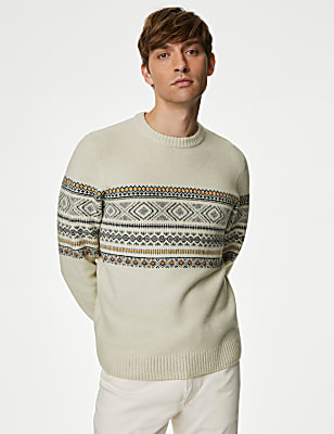 Fair Isle Crew Neck Jumper