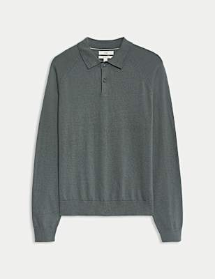 Cotton Rich Knitted Polo Shirt