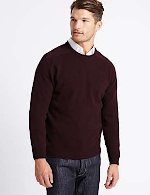 Pure Extra Fine Lambswool Crew Neck Jumper