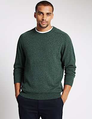 Pure Extra Fine Lambswool Crew Neck Jumper