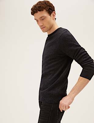 Pure Extra Fine Lambswool Crew Neck Jumper