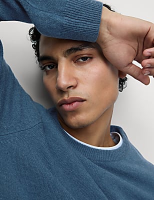 Pure Extra Fine Lambswool Crew Neck Jumper