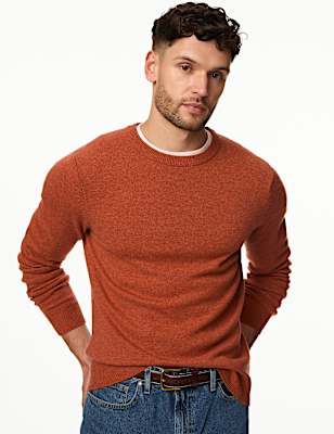 Pure Extra Fine Lambswool Crew Neck Jumper