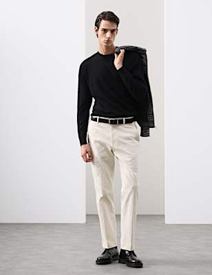 Pure Extra Fine Merino Wool Crew Neck Jumper