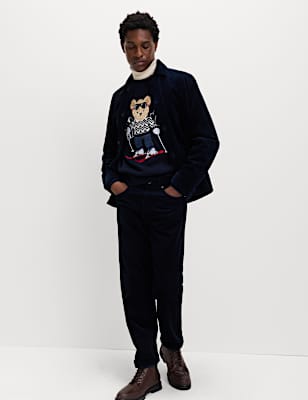 Pure Cotton Spencer Bear Ski Jumper