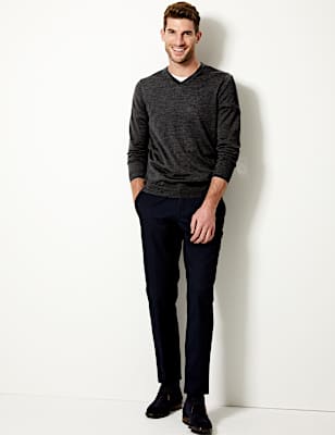 Pure Extra Fine Merino V-Neck Jumper
