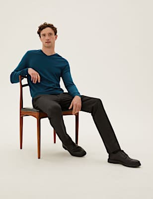 Pure Extra Fine Merino V-Neck Jumper