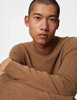 Pure Cashmere Crew Neck Jumper