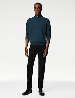 Pure Cashmere Half Zip Jumper