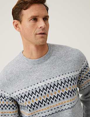 Fair Isle Crew Neck Jumper