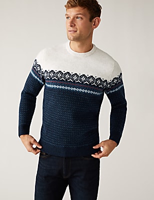 Fair Isle Crew Neck Jumper