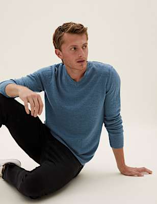 Cashmilon&trade; V-Neck Jumper