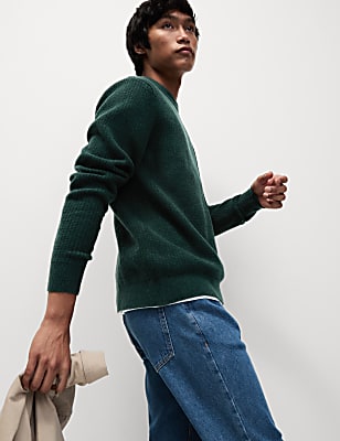 Supersoft Crew Neck Jumper with Wool