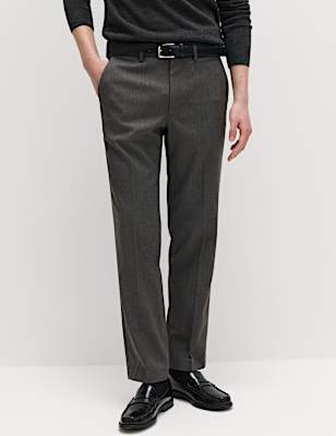 Regular Fit Smart Stretch Trousers