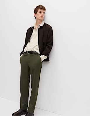 Regular Fit Smart Stretch Trousers