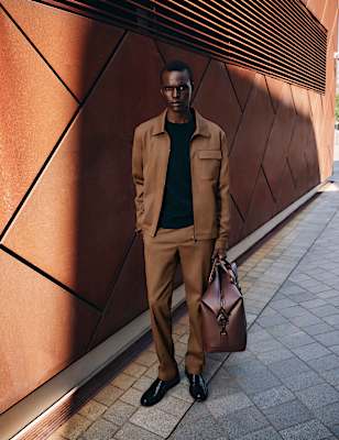 Tapered Fit Elasticated Trousers
