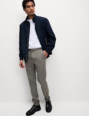 Tapered Fit Elasticated Trousers